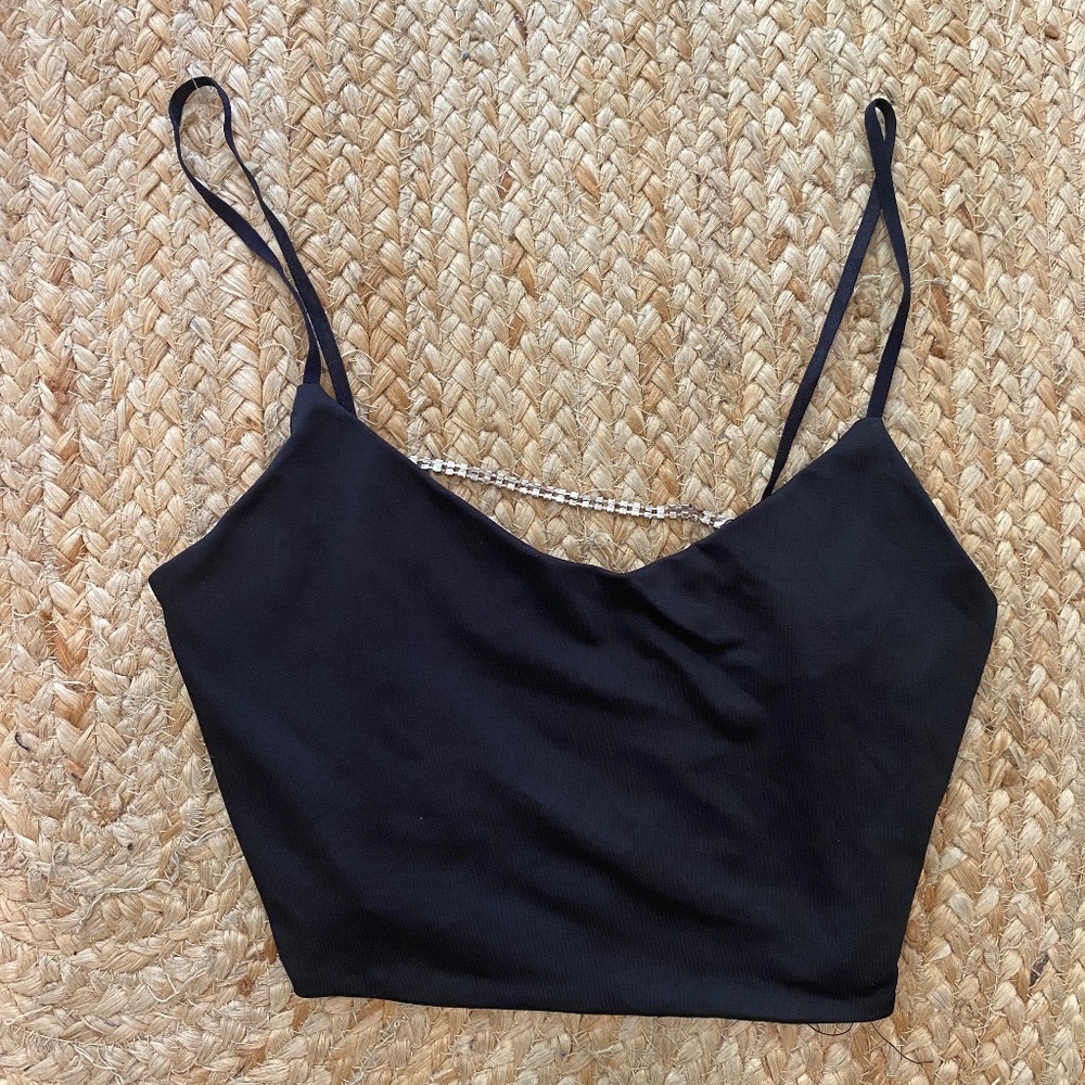 Forever 21 Open Back Crop Top
